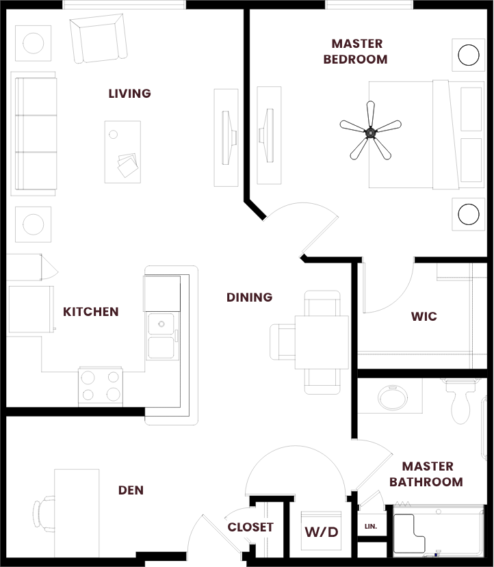 Camden Independent Living Floor Plan